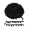 Nylon Pom Pom Ball Tassel Lace Ribbon DIY-WH0580-31B-7