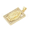 Brass Micro Pave Cubic Zirconia Pendants KK-D317-128G-2