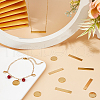 Beebeecraft 48Pcs 2 Styles Ion Plating(IP) 304 Stainless Steel Pendants STAS-BBC0005-82G-4