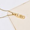 304 Stainless Steel Word Constellation Pendant Necklaces FS-WGAAB2A-09-1