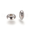 Non-Tarnish 304 Stainless Steel Smooth Rondelle Beads STAS-M006-03P-B-2