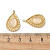 304 Stainless Steel Pendants STAS-Z122-09G-3