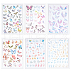 Olycraft 6 Sheet 6 Style Plastic Cabochons DIY-OC0007-25-1