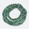 Electroplate Glass Beads Strands EGLA-A034-T1mm-J01-2