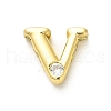Rack Plating Brass Cubic Zirconia Beads KK-L210-008G-V-1