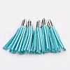 Faux Suede Tassel Pendants KK-F736-08-2