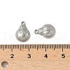 304 Stainless Steel Charms STAS-G354-01C-P-3