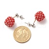 TOHO Japanese Seed Beads Dangle Stud Earrings EJEW-JE04762-01-4
