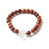 Natural Quartz Bracelet for Girl Women Gift BJEW-JB06775-1