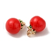 Brass Enamel Charms KK-S368-02G-02-2