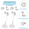Unicraftale 50Pcs 304 Stainless Steel Stud Earring Findings STAS-UN0055-11-5