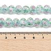 Handmade Foil Lampwork Beads Strands FOIL-S136-001G-4