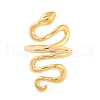 Ion Plating(IP) 304 Stainless Steel Snake Wrap Cuff Finger Rings for Women RJEW-S414-60C-G-2