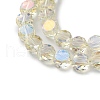Electroplate Glass Beads Strands EGLA-C010-01A-HR03-3