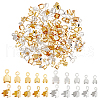   200Pcs 10 Styles Brass Rhinestone Claw Charms Settings KK-PH0010-43-7