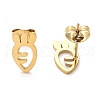 304 Stainless Steel Stud Earrings EJEW-I317-01G-4