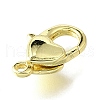 Heart Brass Lobster Claw Clasps KK-V007-20G-2