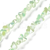 Electroplate Butterfly Glass Beads Strands EGLA-A036-08A-M-2