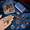 SUNNYCLUE 10 Styles Alloy Enamel Pendants ENAM-SC0005-60-3