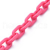 Handmade Opaque Acrylic Cable Chains AJEW-JB00664-05-2