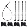 Plastic Hang Tag Fasteners FIND-WH0160-72B-1