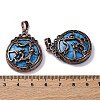 Synthetic Turquoise Pendants G-A241-02R-05-3