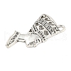 Tibetan Style Alloy Woman Pendants TIBEP-Q043-147-RS-2