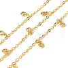 Brass Cubic Zirconia Cable Chains CHC-H112-02G-02-1