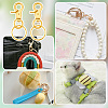   10Pcs Iron Swivel Clasps with Key Rings HJEW-PH0001-78-6