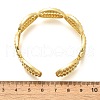Brass Cuff Bangles for Women BJEW-U018-02G-5