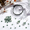  1 Strand Square Natural Green Spot Jasper Beads Strands G-NB0005-60-5