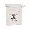 Christmas Cotton Cloth Storage Pouches ABAG-M004-02F-1