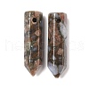 Natural African Opal Pointed Pendants G-D460-01L-2