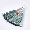 Polyester Tassel Pendant Decorations FIND-T036-01I-2