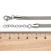 Tarnish Resistant Stainless Steel Network Chains/Mesh Bracelets Bracelets BJEW-I274-13S-2