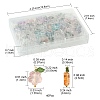 40Pcs Glass & Acrylic Pendant PALLOY-FZ00008-5