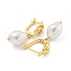 Rack Plating knot Brass Hoop Earrings EJEW-C102-28B-G-2
