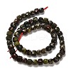 Natural Dragon Blood Beads Strands G-H078-C29-01-3