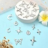 20Pcs 9 Styles Rack Plating Alloy Pendantss FIND-YW0005-18-5