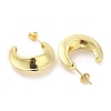 Brass Stud Earrings EJEW-M260-02G-2
