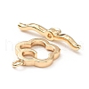 Rack Plating Brass Toggle Clasps KK-E034-12LG-2