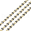 Ion Plating(IP) 304 Stainless Steel Dapped Chains AJEW-Q150-09G-02-1