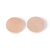 Unfinished Natural Poplar Wood Cabochons WOOD-E010-09-2