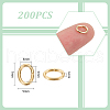 Unicraftale 200Pcs 304 Stainless Steel Jump Rings FIND-UN0003-84-3