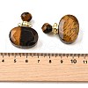 Natural Tiger Eye Perfume Bottle Pendants G-L623-07G-06-3