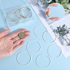 SOFPLATE 50Pcs Brass Linking Rings KK-SP0002-12A-3