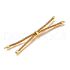 Braided Cotton Cord Slider Bracelet Making MAK-R001-01G-14-2