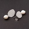 304 Stainless Steel Stud Earrings EJEW-M208-05P-2