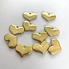 304 Stainless Steel Stamping Blank Tag Heart Pendants STAS-G218-08G-1-4