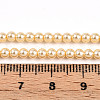 Baking Painted Pearlized Glass Pearl Bead Strands HY-N002-3mm-A09-5